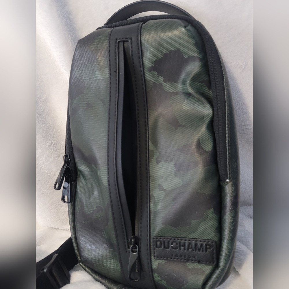 Duchamp Camo travel sling bag